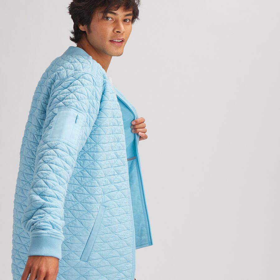 Stoic Quilted Military Jacket - Men's Blue Topaz