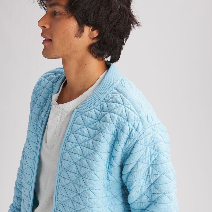 Stoic Quilted Military Jacket - Men's Blue Topaz