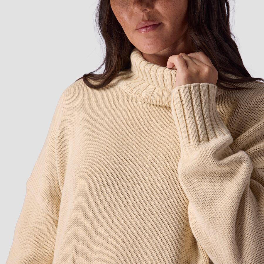 Stoic Relaxed Turtleneck Sweater - Women's Angora