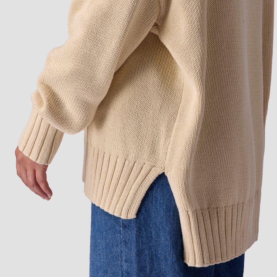 Stoic Relaxed Turtleneck Sweater - Women's Angora
