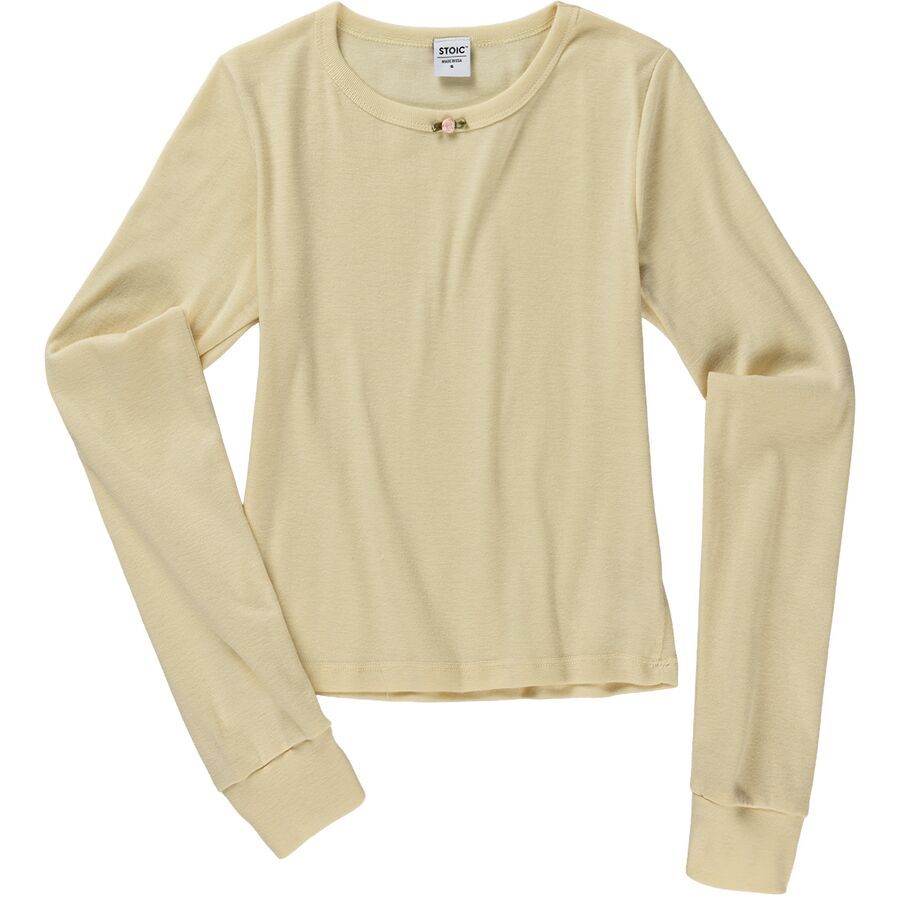 Stoic Rosette Long-Sleeve T-Shirt - Women's Cream