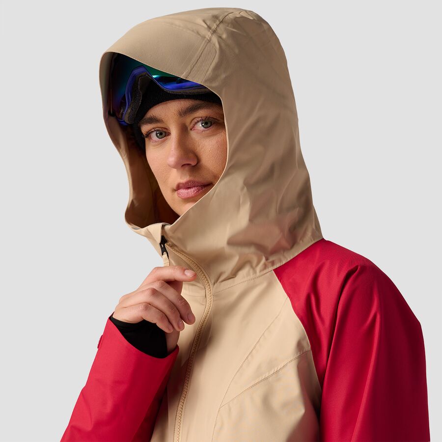 Stoic Shell Anorak - Women's Pebble/Lollipop/Jester Red