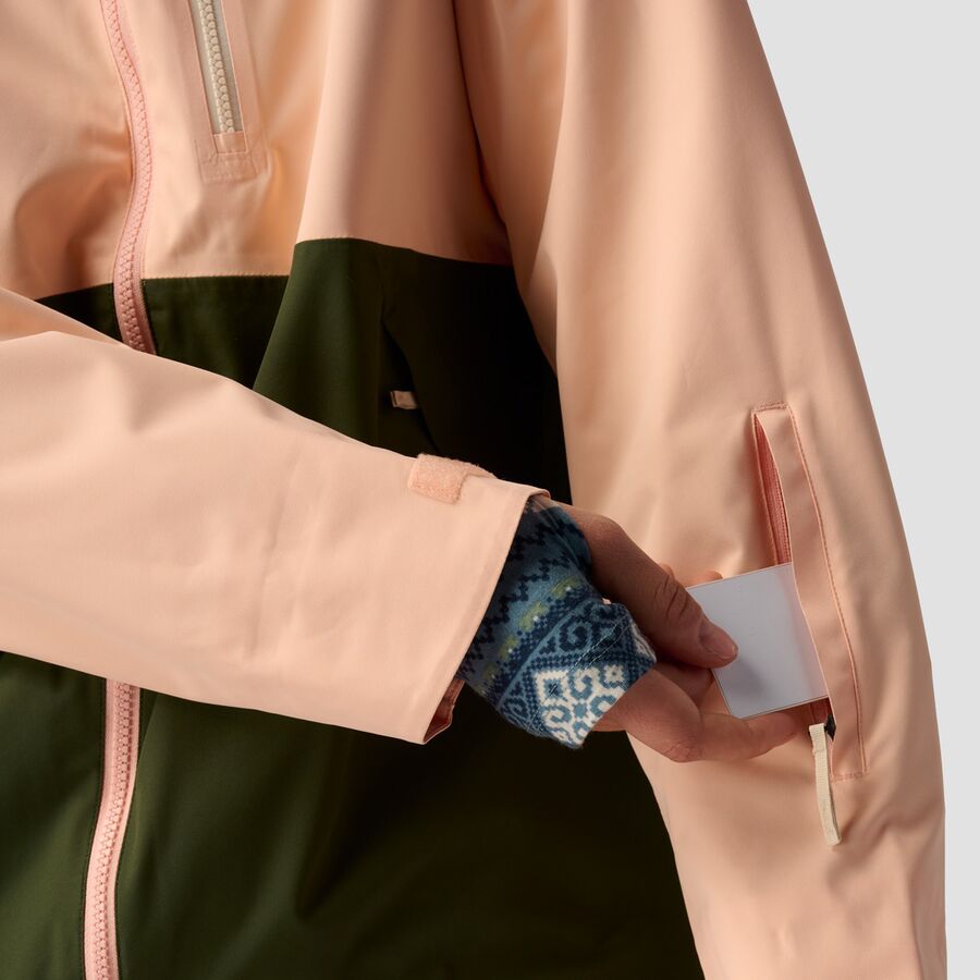 Stoic Shell Full-Zip Jacket 2.0 - Women's Peach Parfait/Duffel Bag