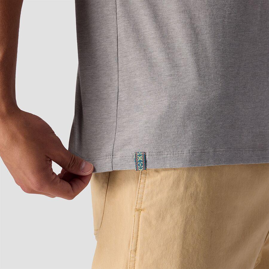 Stoic Solid Relaxed T-Shirt - Men's Heathered Monument