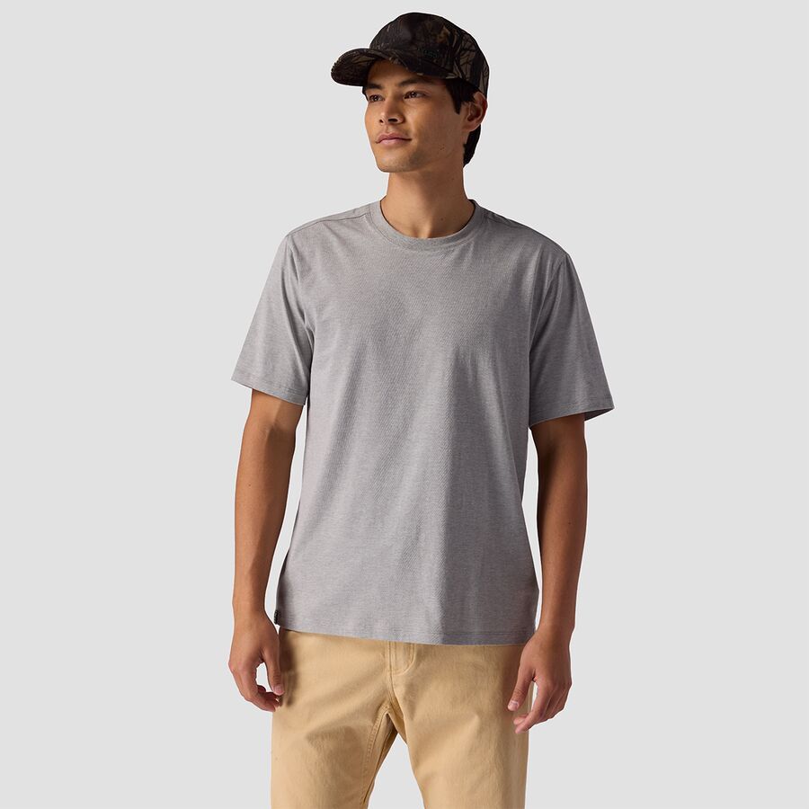 Stoic Solid Relaxed T-Shirt - Men's Heathered Monument