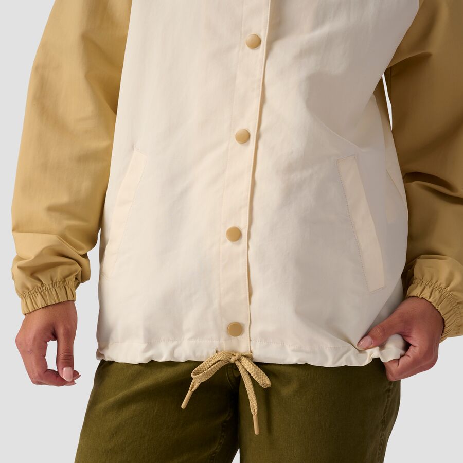 Stoic Utility Coaches Jacket - Women's Egret/Taos Taupe