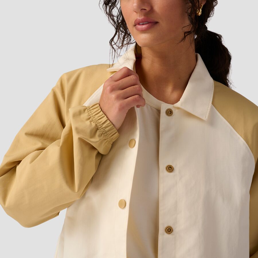 Stoic Utility Coaches Jacket - Women's Egret/Taos Taupe
