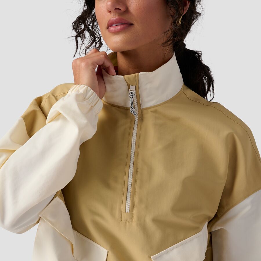 Stoic Utility Pullover - Women's Egret/Taos Taupe