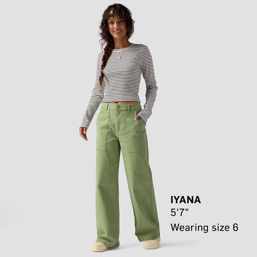 Stoic Venture Wide Leg Pant - Women's Epsom