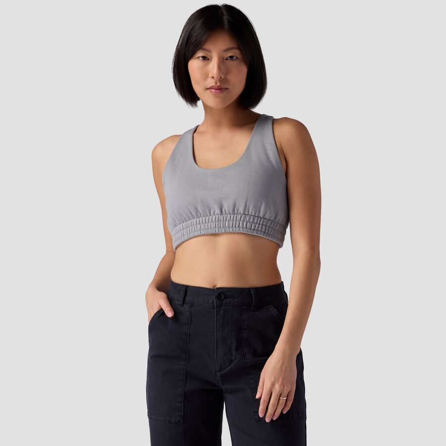 Stoic Vintage Gym Bralette - Women's Heathered Monument