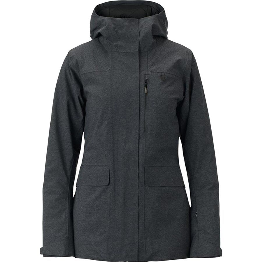 Strafe Outerwear Castle Jacket-Women's Heather Black2019