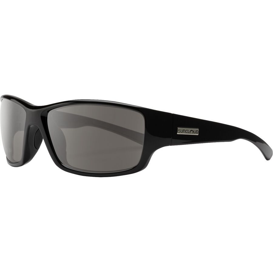 Suncloud Polarized Optics Hull Polarized Sunglasses Black/Polarized Gray