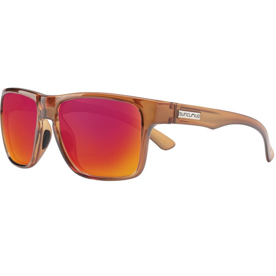 Suncloud Polarized Optics Rambler Polarized Sunglasses Crystal Amber/Polar Red Mirror
