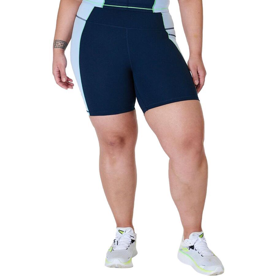 Sweaty Betty Power 6in Biker Short - Women's Navy Blue