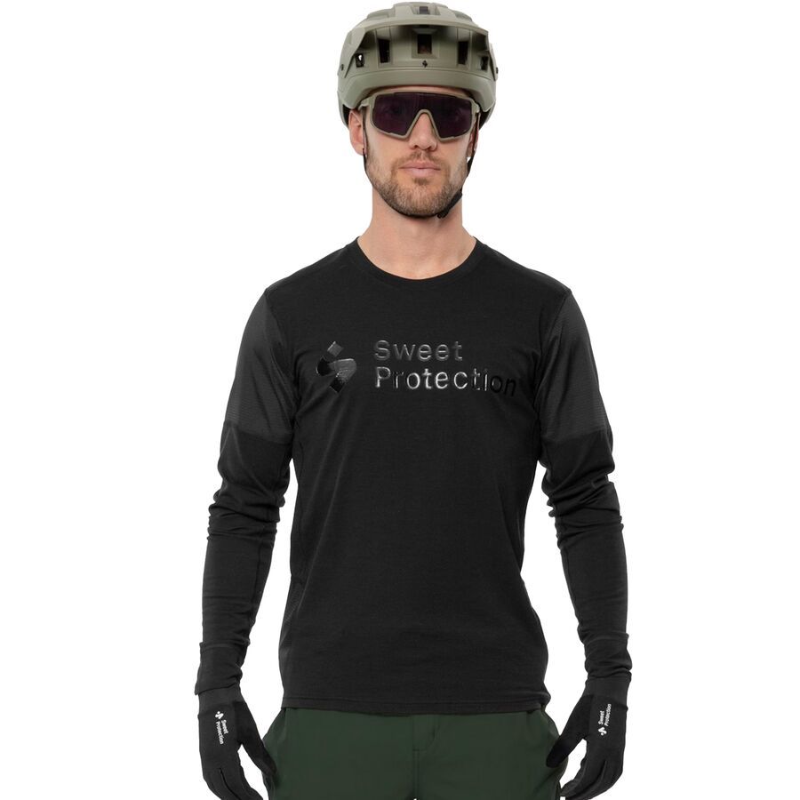 Sweet Protection Hunter Merino Hybrid Long-Sleeve Jersey - Men's Black