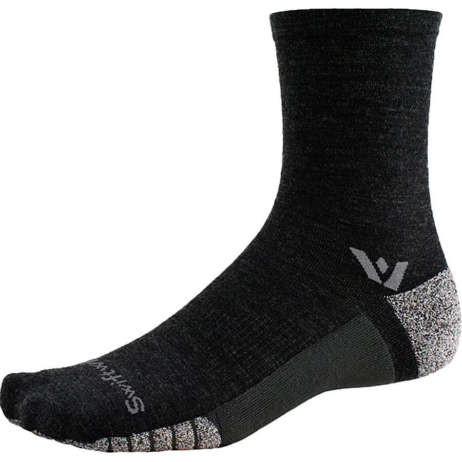 Swiftwick Flite XT Trail Mid-Crew Sock Coal