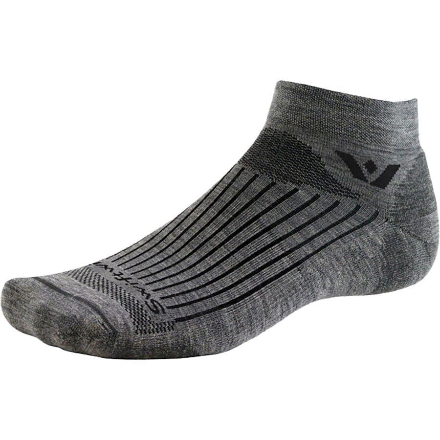 Swiftwick Pursuit Ankle Merino Sock Heather