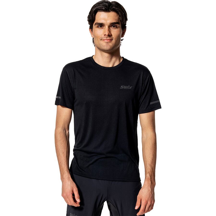 Swix Pace Short-Sleeve Shirt - Men's Black
