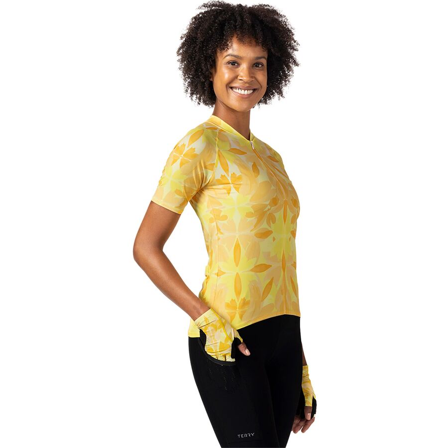 Terry Bicycles Soleil Short-Sleeve Jersey - Women's Aqueous Sun