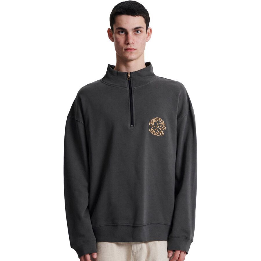 The Critical Slide Society Bloom 1/4-Zip Fleece - Men's Ashphalt