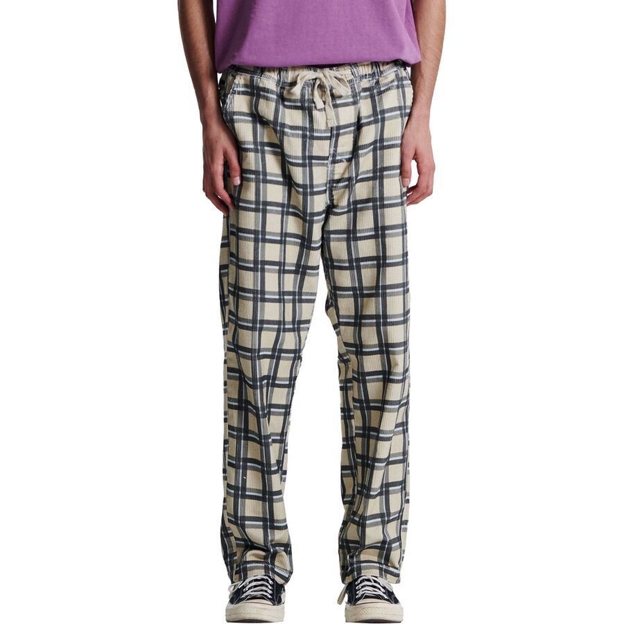 The Critical Slide Society Fever Check Pant - Men's Ecru