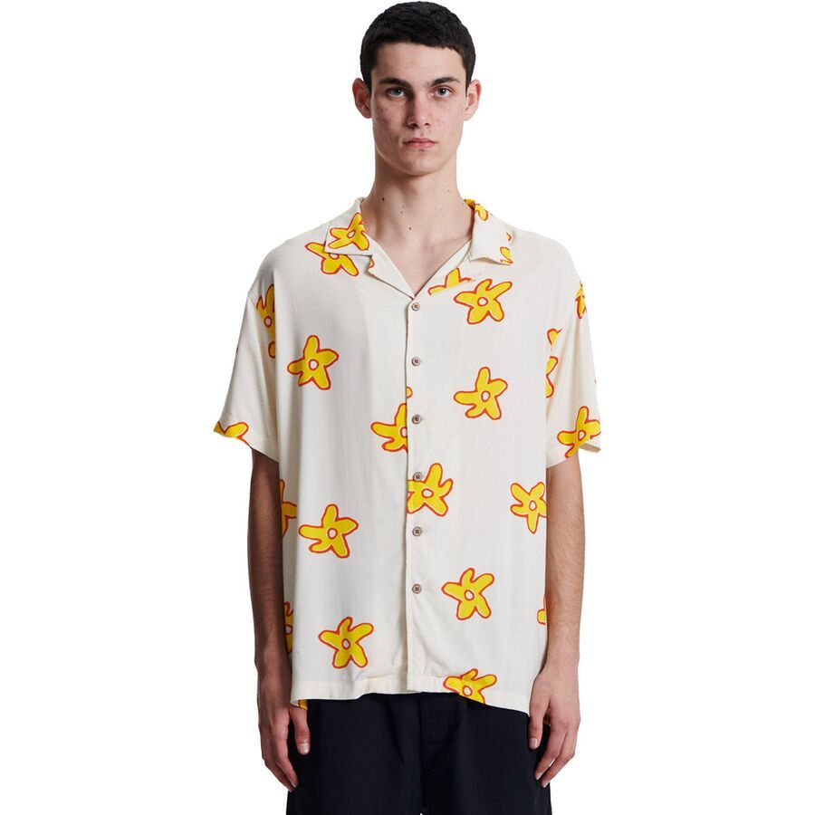 The Critical Slide Society Seeker Short-Sleeve Resort Shirt - Men's White