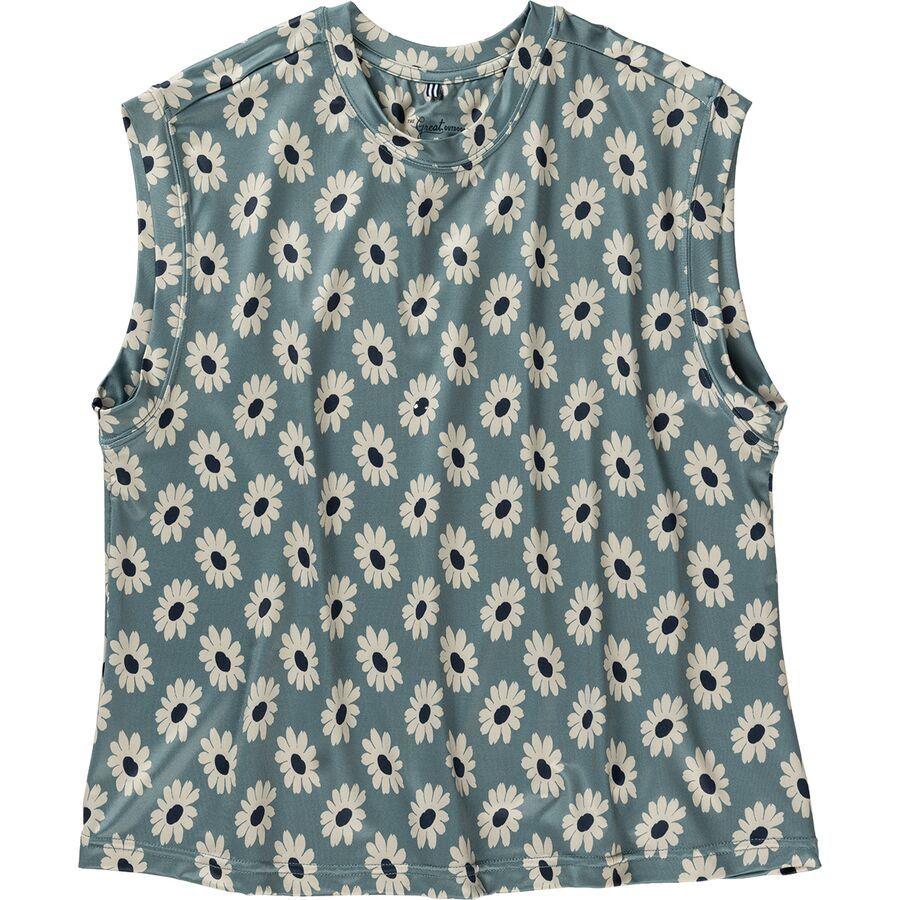 The Great Outdoors The Boxy Trail Tank - Women's Falling Daisy