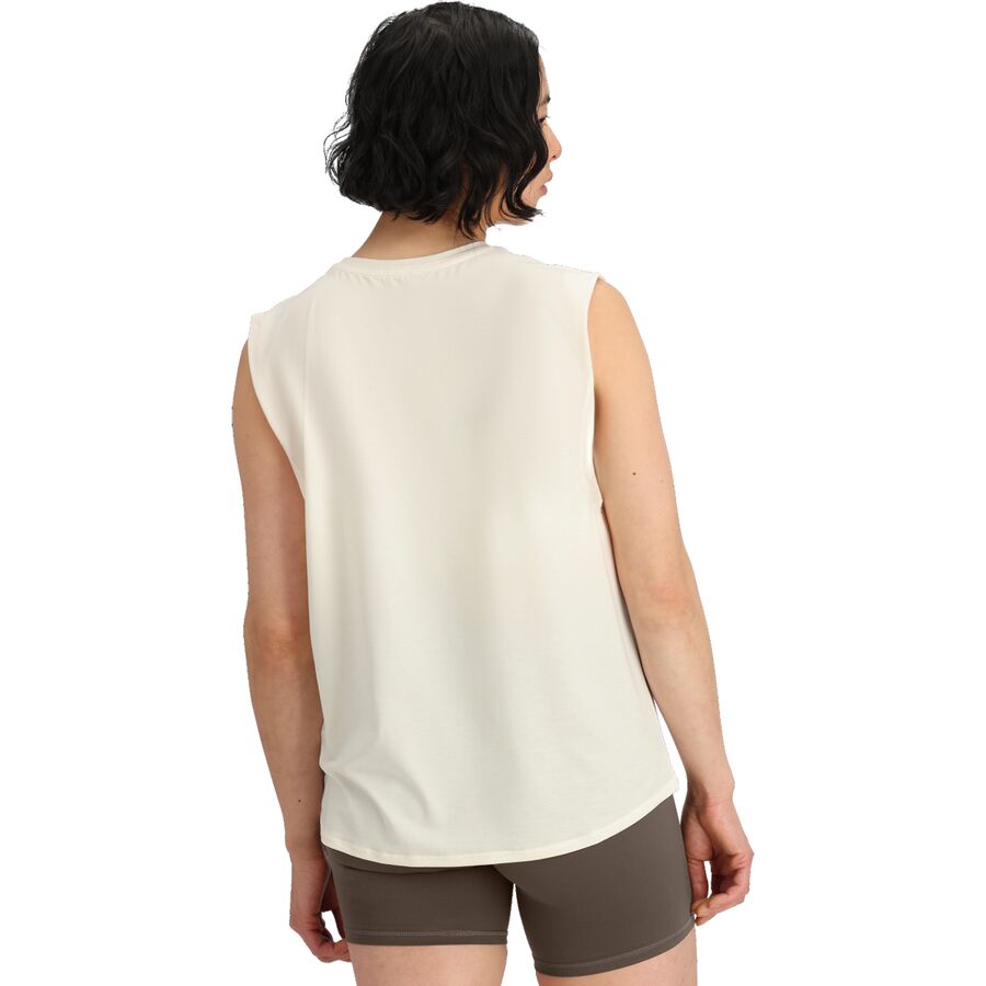 The North Face Adventure Muscle Tank Top - Women's White Dune