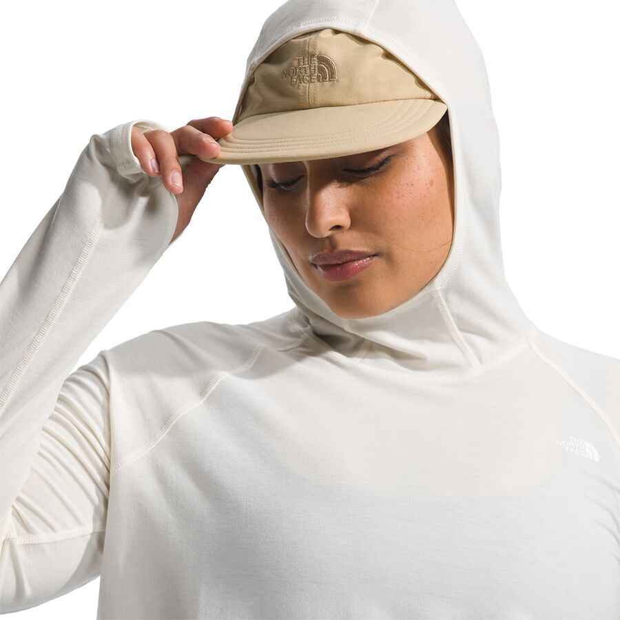 The North Face Adventure Sun Plus Hoodie - Women's White Dune