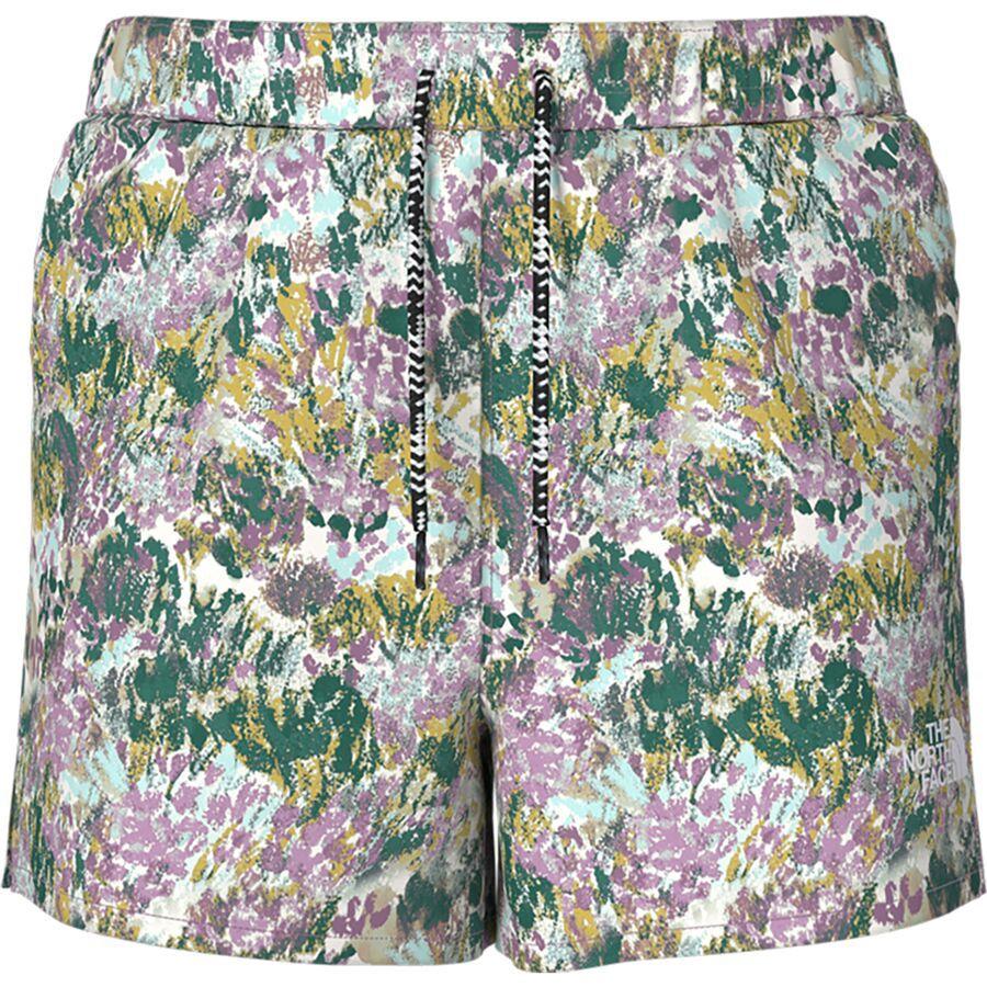 The North Face Amphibious Class V Short - Girls' Mineral Purple Maze Floral Print