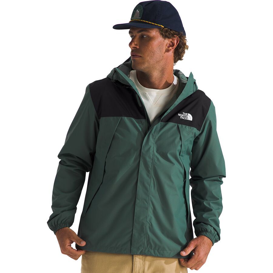 The North Face Antora Jacket - Men's Duck Green/TNF Black