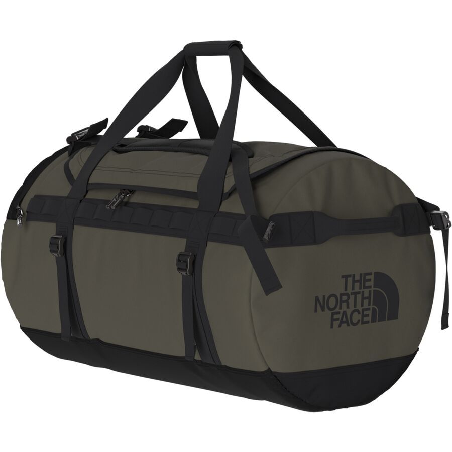 The North Face Base Camp L 95L Duffel Bag New Taupe Green/TNF Black-NPF