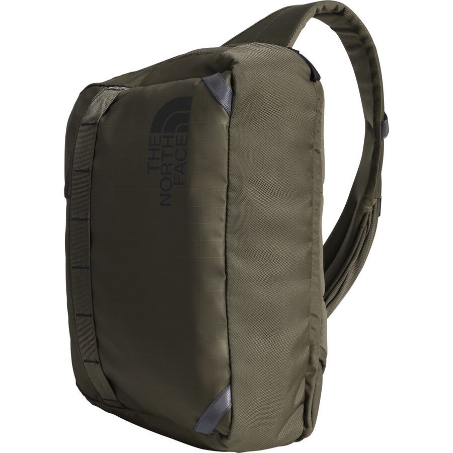 The North Face Base Camp Voyager Sling Bag New Taupe Green/TNF Black-NPF