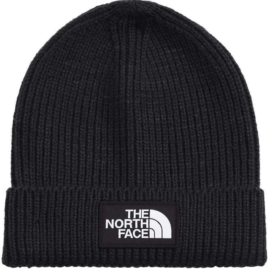 The North Face Box Logo Cuffed Beanie - Kids' TNF Black