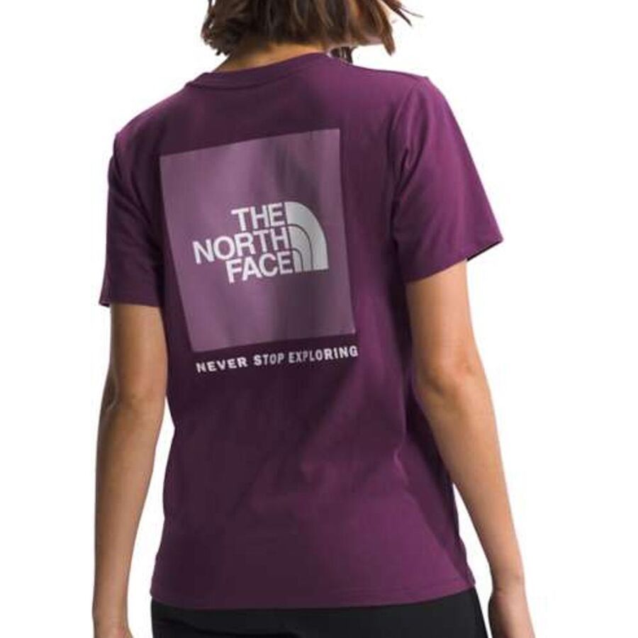 The North Face Box NSE Short-Sleeve T-Shirt - Men's Black Currant Purple