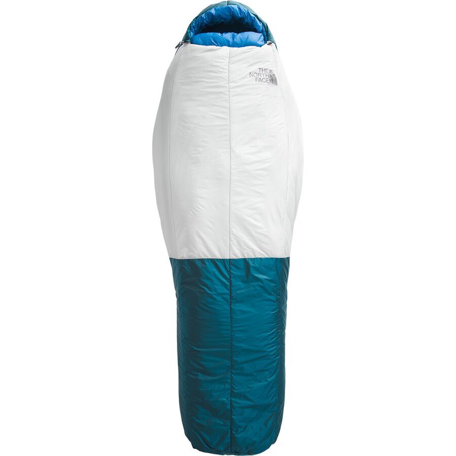 The North Face Cat's Meow Sleeping Bag: 20F Synthetic Banff Blue/Tin Grey-NPF