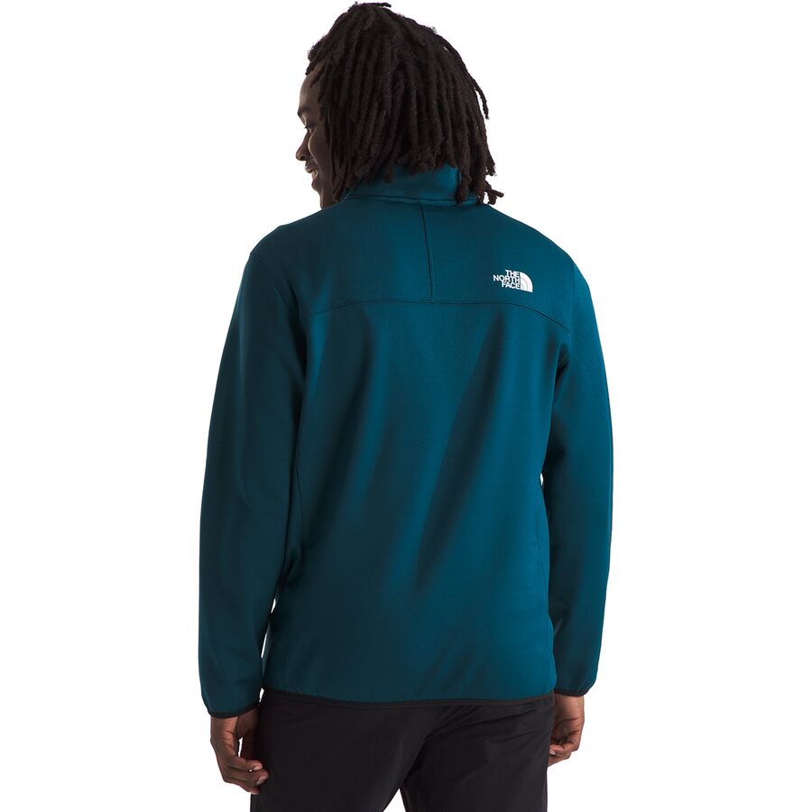 The North Face Crest 1/4-Zip Jacket - Men's Midnight Petrol/TNF Black