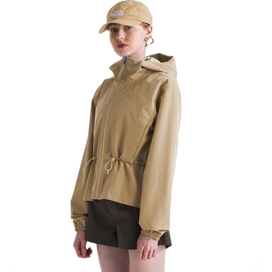 The North Face Daybreak Hooded Rain Jacket - Women's Khaki Stone
