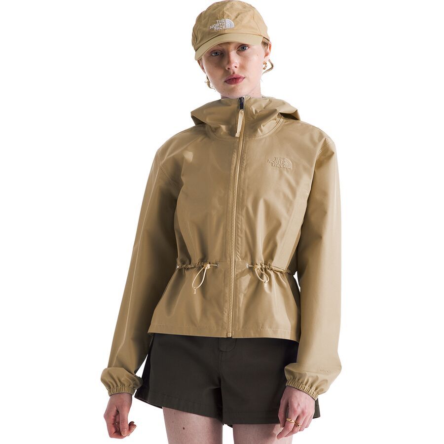 The North Face Daybreak Hooded Rain Jacket - Women's Khaki Stone