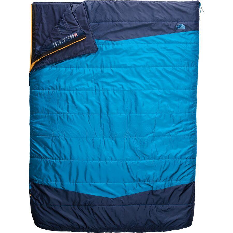 The North Face Dolomite One Double Sleeping Bag: 15F Synthetic Hyper Blue/Radiant Yellow/NPF