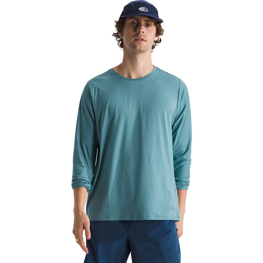 The North Face Dune Sky Long-Sleeve Crew - Men's Algae Blue