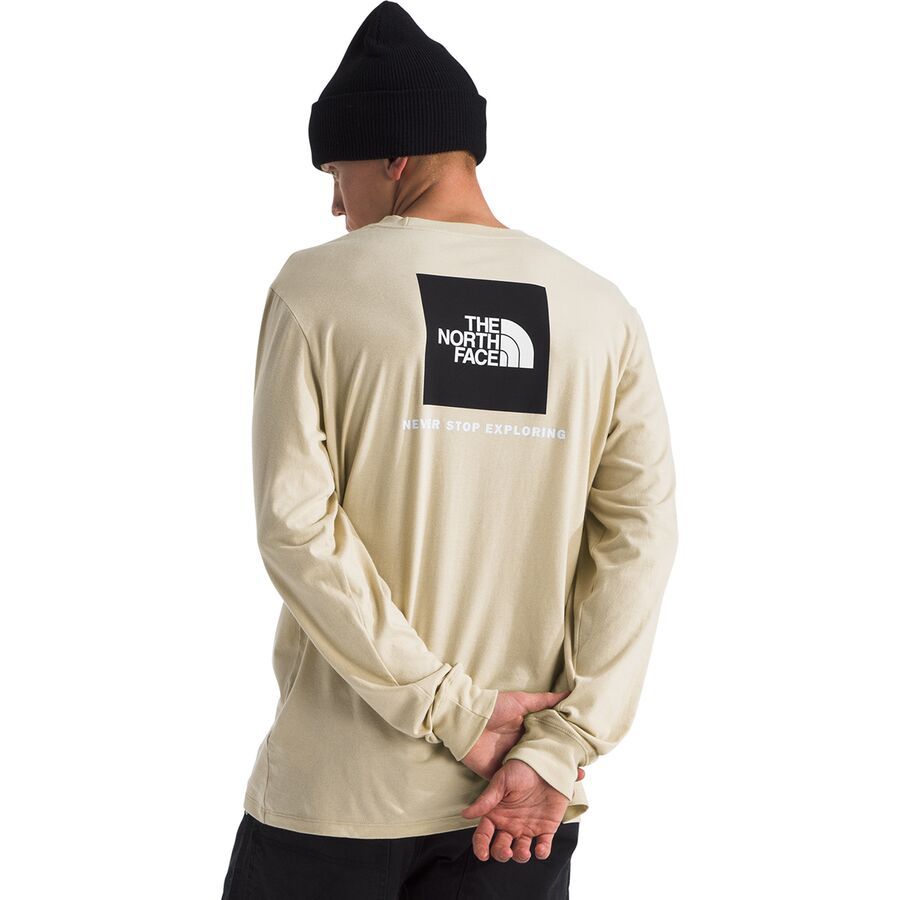 The North Face Evolution Box NSE Long-Sleeve T-Shirt - Men's Gravel