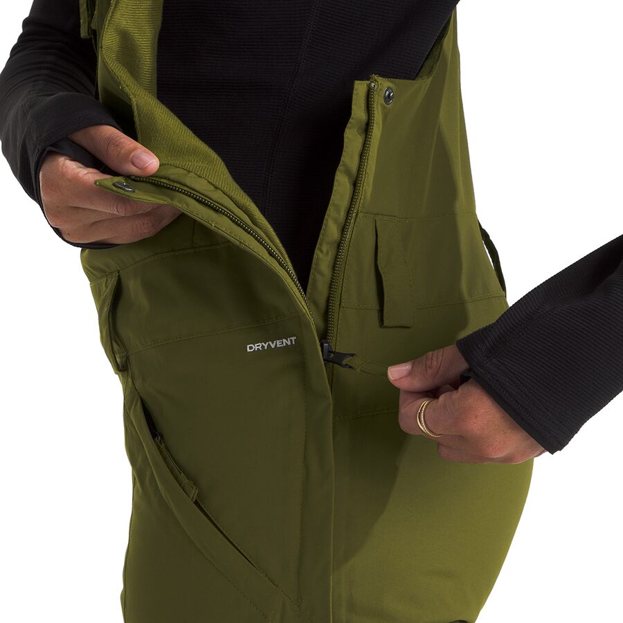 The North Face Freedom Insulated Bib Pant - Women's Forest Olive