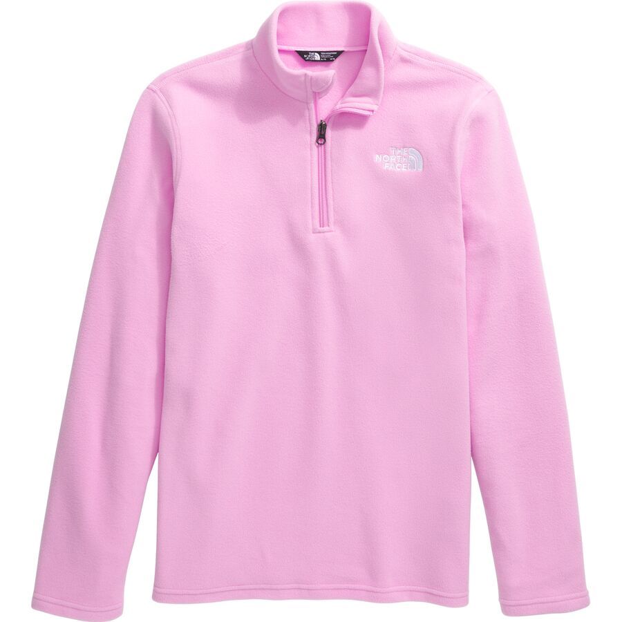 The North Face Glacier 1/4-Zip Pullover - Kids' Cyber Pink