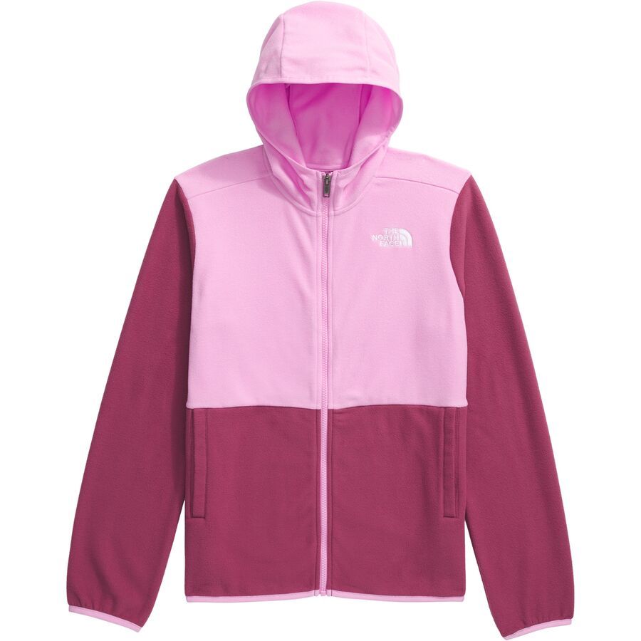 The North Face Glacier Full-Zip Hooded Jacket - Kids' Cyber Pink
