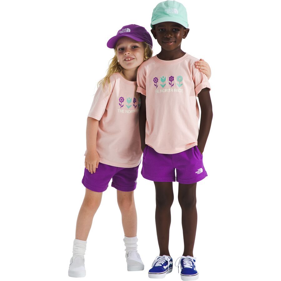 The North Face Graphic Cotton Summer Set - Toddlers' Pink Moss/Grape