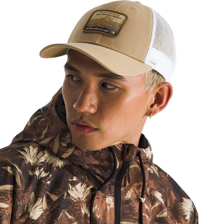 The North Face Graphic Mudder Trucker Hat Khaki Stone/Brew Patch