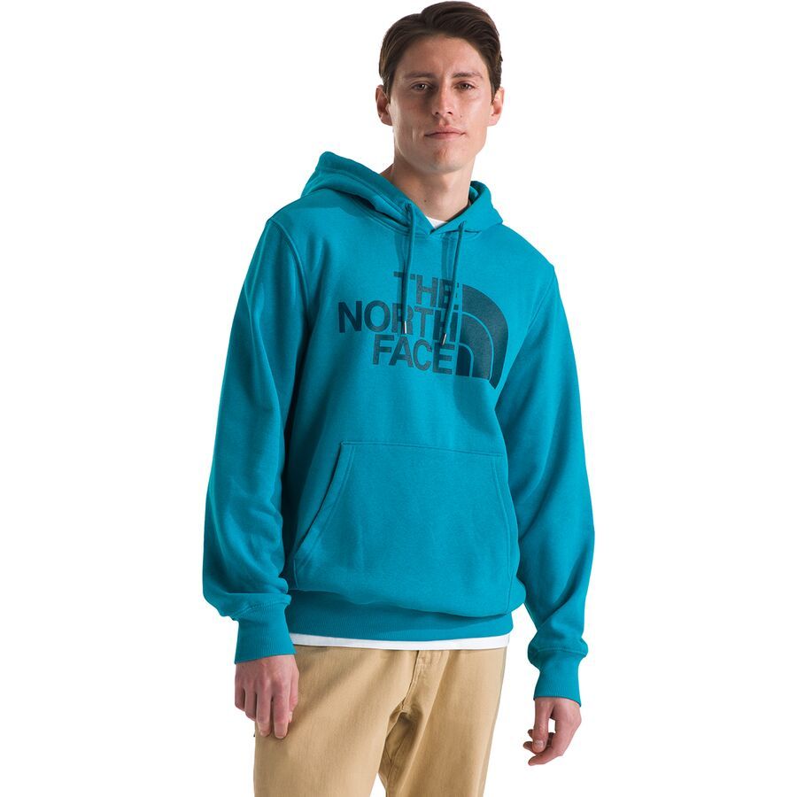 The North Face Half Dome Pullover Hoodie - Men's Alkaline Blue/Midnight Petrol