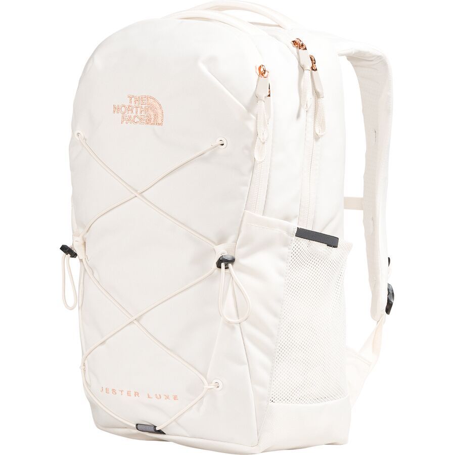 The North Face Jester Luxe Pack - Women's Gardenia White/Burnt Coral Metallic