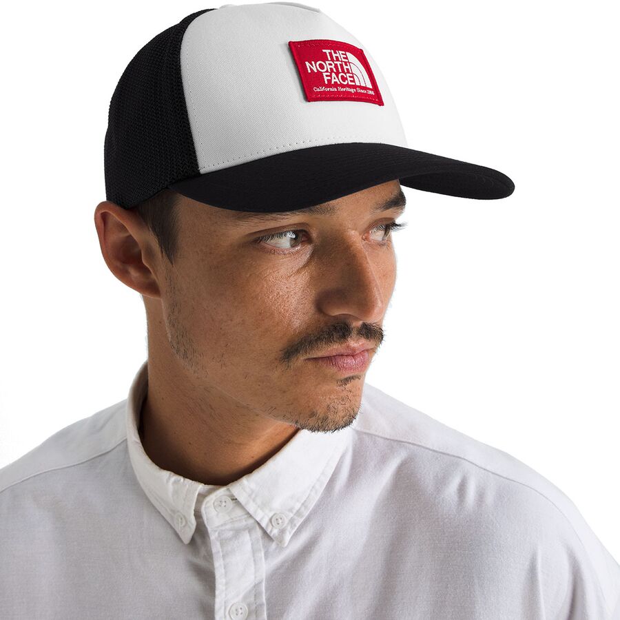 The North Face Keep It Patched Trucker Hat TNF Black/Horizon Red/TNF White